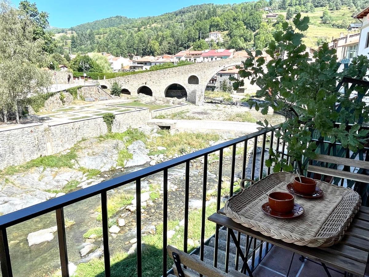 Apartamento Colgante Al Rio Con Vistas Al Puente Camprodon Ngoại thất bức ảnh