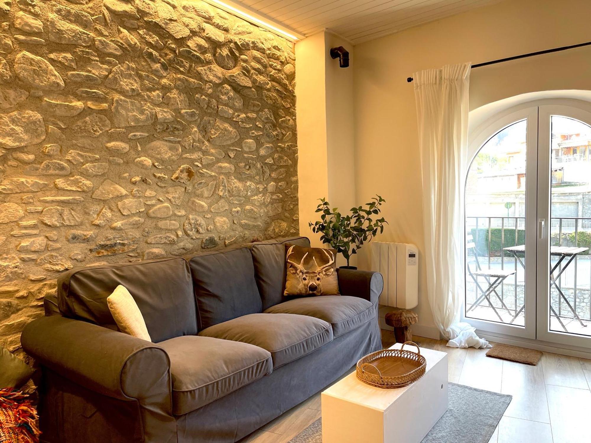 Apartamento Colgante Al Rio Con Vistas Al Puente Camprodon Ngoại thất bức ảnh